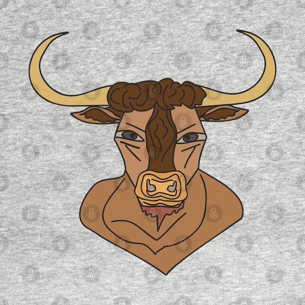 Bull face by Alekvik